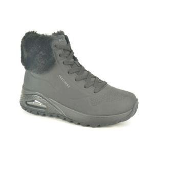 Skechers Bott. N.+ Wol airZ. - Dames - Schoenen - Zwart - Maat: 37 EU Wol