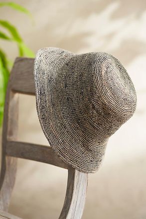 Terrain Crochet Raffia Bucket Hat