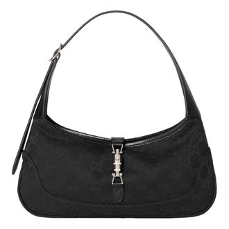 Gucci (WMNS) Gucci Jackie Slim Medium Shoulder Bag Black 863137-FAFV4-1000