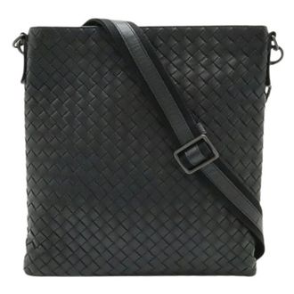 Bottega Veneta Pre-owned Cross Body Bags, female, Black, Size: ONE SIZE Pre-owned Vintage Shoulder Bag