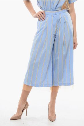 Viktor & Rolf Pleated Striped NICE & BREEZY HIgh-Waisted Pants size Xs