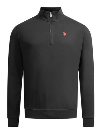 U.S.Polo Association USJaaspa heren half-zip trui van katoen-viscose mix