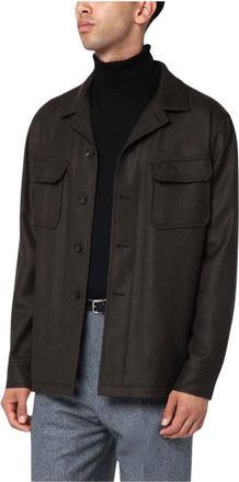 Tagliatore Jassen, Heren, Bruin, L, Overhemden Bruin