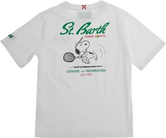 MC2 Saint Barth Boys T-Shirt Portland Jr White Cotton T-Shirts And Polos
