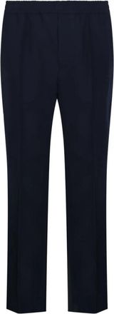 Gucci Technical Panama Sportswear Pant - Heren - Straight fit broeken - Blauw - M - Polyester - Broeken