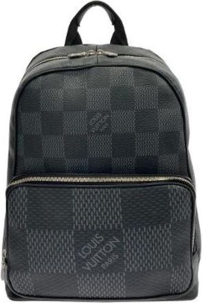 Louis Vuitton Pre-owned Damier Graphite 3D Campus Rugzak - Dames - Vintage Rugzakken - Zwart - ONE Size - Vintage