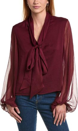 Bardot Solace Tie-Front Blouse