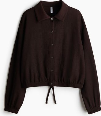H&M Jacke aus Strukturjersey - Brown
