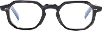 Cutler and Gross abstract-print glasses - Black