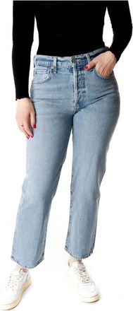 Citizens Of Humanity Hoge taille relaxte fit jeans - Dames - Regular Fit Jeans - Blauw - W31 - Denim - Jeans