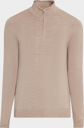 Reiss Men & apos;s Blackhall Quarter-Zip Sweater