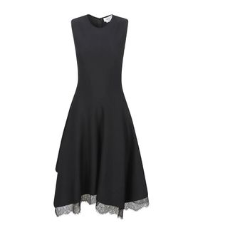 Alexander McQueen Dames, Jurken, Zwart, Maat: XS Wol