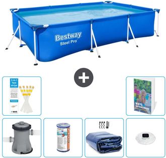 Bestway Piscina Bestway Steel Pro Rectangular - 300x201x66 Cm - 7-piezas S275