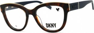 DKNY Ladies Brown Round Eyeglass Frames DK5064