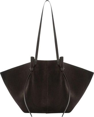 Yuzefi Large Mochi Suede Tote - Dames - Shoppers - Bruin - ONE Size - Su&egrave;de - Tassen