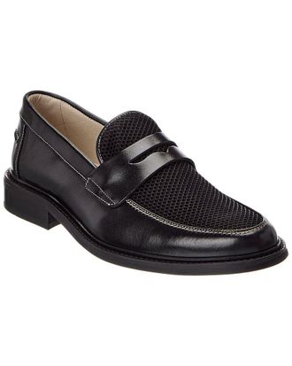 Bruno Magli Alex Loafer Leather & Mesh Loafer