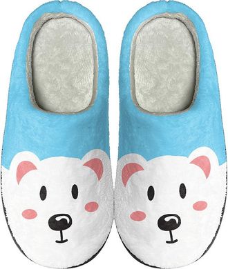 Generic [Warm Upgrade] Womens Warm Slippers Soft and Comfortable Warm Your Feet in Winter Womens Booties Slippers Outdoor (Blue, 5.5)