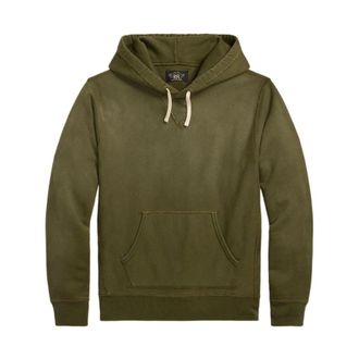 Ralph Lauren Hoodies, male, Green, Size: XL Cotton Hoodie