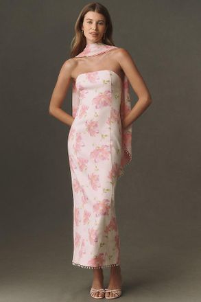 BHLDN Deco Column Midi Dress