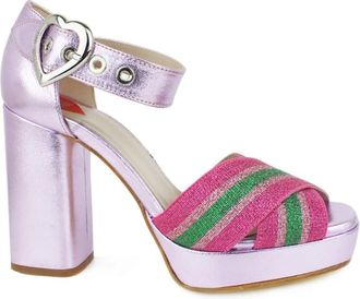 Love Moschino High Heel Sandalen - Dames - Sandalen met hakken - Veelkleurig - 39 EU - Schoenen