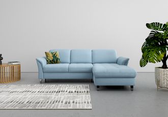 Sit&more Ecksofa »Maggiore L-Form« wahlweise mit Kopfteilverstellung, Bettfunktion und Bettkasten