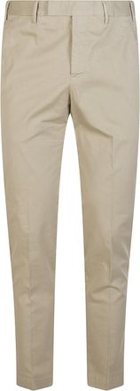 Pantaloni Torino Master Tailored Flat Front Cotton Pants