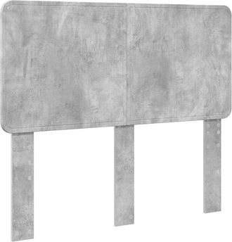vidaXL Cabecero Gris Concreto 135 Cm Madera Contrachapada Vidaxl