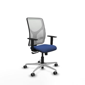 Piqueras y Crespo Silla De Oficina Piqueras Y Crespo Motilla Negro Soporte Lumbar Ajustable