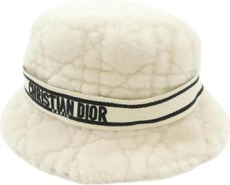 Dior Pre-owned D-Bobby Hat - Dames - Vintage Accessoires - Beige - ONE Size - Vintage