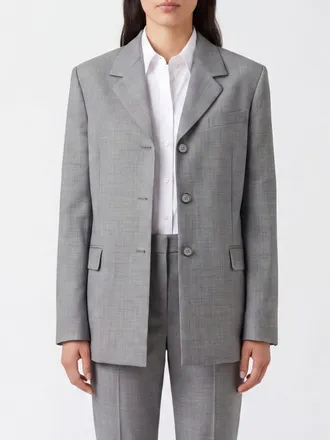 Magda Butrym Single-Breasted Three-Button Wool Blazer