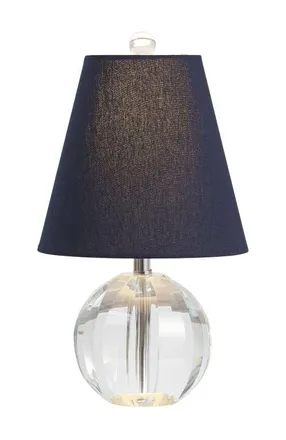 Jonathan Y Designs Goddard 16 Crystal Ball/Metal LED Table Lamp in Clear/navy at Nordstrom