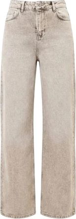 Rinascimento Wide Jeans - Dames - Loose Fit Jeans - Grijs - L - Jeans