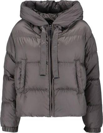 Max Mara Donsjack met capuchon - Grijs