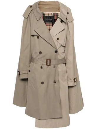 Balenciaga Trench con doppia manica - Toni neutri