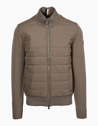 HUGO BOSS Mens Boss Black HERNESTO JACKET OPEN BROWN - Tan - Size: 40