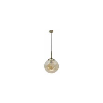 Fabrilamp Colgante Pinap 1xe27 Cuero/ambar Regx25x25 Cm - Fabrilamp