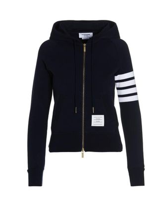 Thom Browne Blue 4 Bar Hoodie