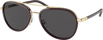 Tory Burch TY6089 194887 Womens Sunglasses Gold Size 57