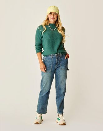 Carve Designs Corey Denim Pant in Favorite Fade at Nordstrom, Size 14 25