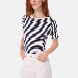 Petit Bateau Marineshirt met ronde hals
