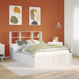 vidaXL Estructura De Cama Sin Colch&oacute;n Madera Maciza De Pino 160x200 Cm Vidaxl