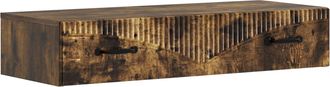 vidaXL Mesa Lateral Montada En La Pared 87,5 X 34,5 X 17 Cm Vidaxl