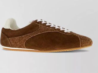 Bottega Veneta suede lace-up sneakers