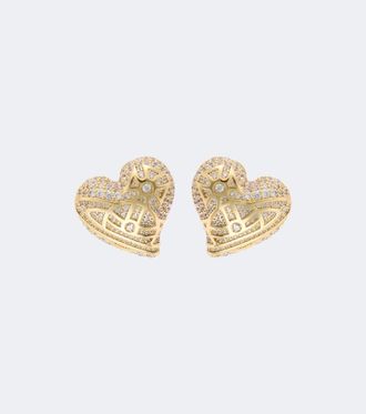 Vivienne Westwood Pendientes Evangeline con cristales