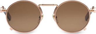 Jean Paul Gaultier Occhiali da sole tondi - Oro