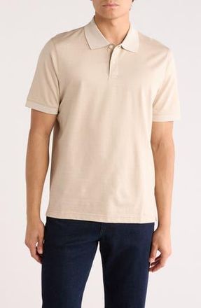 Ted Baker Auguso Tonal Polo in Ecru at Nordstrom Rack, Size 7(3Xl)