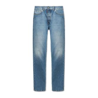 Maison Margiela Straight Jeans, male, Blue, Size: W29 Straight Leg Jeans Ls Wash