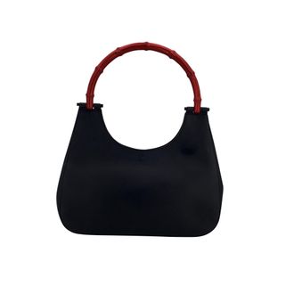 Gucci Pre-owned Womens Leather Hobos Hobo - Black - One Size