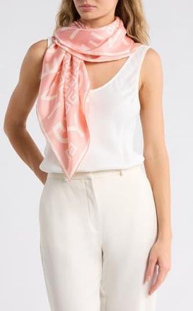 Givenchy 4G Logo Silk Square Scarf in Flamingo Natural at Nordstrom Rack
