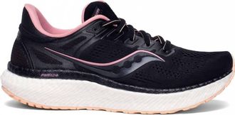 Saucony Womens Hurricane 23 Running Shoes In Black/rosewater